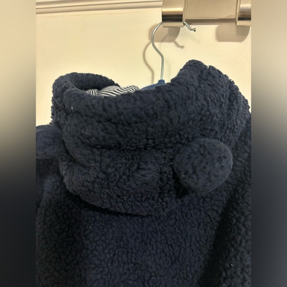 Carters 9M Navy Blue Baby Winter Onesie - Picture 4 of 4